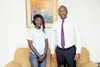 Olivia N’Goran, la plus jeune docteure en pharmacie reçue par le ministre Mamadou Touré