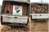 Maferé : saisie de 1.074 cartons de cube Maggi dissimulés derrière des tubercules de manioc, des images