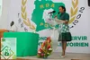 Yasmina Ouégnin parle à Billon
