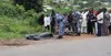 Accident à Tafiré : un tricycle percute un poteau électrique