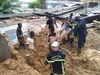 Éboulement de terrain à Attecoubé en Côte d'Ivoire