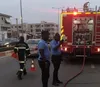 Incendie à Abatta carrefour AB Center