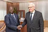 Le PCA de BNP Paribas, Jean Lemierre, chez le Vice-Président de Côte d’Ivoire, Tiémoko Koné