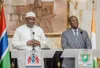 Adama Barrow, le président de Gambie, reçu par le président Ouattara ce 27 avril 2023: des images