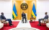 Paul Kagame rencontre Tidjane Thiam à Kigali