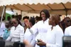 Municipales 2023 Cocody : campagne, Olivia Yacé sur le terrain aux côtés de son père, des images