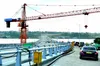 Travaux de la première phase du 4e pont d'Abidjan
