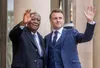 Alassane Ouattara et Emmanuel Macron à Paris le 22 novembre 2023
