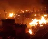 Un grave incendie ravage le quartier Fantikro de Jacqueville ce mercredi : plusieurs dizaines de familles sinistrées