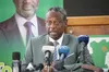 Bredoumy Kouassi Soumaila, porte-parole du PDCI, en conférence de presse le jeudi 11 avril 2024, à la Maison du Parti