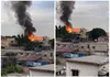 Incendie spectaculaire d'un dépôt de gaz à Cocody Riviera 2 le samedi 30 mars 2024