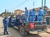 Police municipale d'Abengourou lors de la fête des Ignames le 22 mars 2024