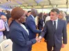 Mariatou Koné et Macron lors du forum Europe-Afrique qui s'est tenu du 7 au 8 mai 2024 au palais du Pharo à Marseille et au c