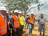 Pierre Bimba lors de la visite du CHU d'Abobo le 10 mai 2024