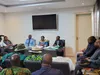 Rencontre Kandia Camara et les responsables de l'église méthodiste unie Béthel