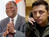 Le président Ouattara et Volodymyr Zelensky, président ukrainien