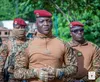 Capitaine Ibrahim Traoré, président de la Transition du Burkina Faso, en visite à la RTB ce 20 juin