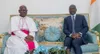 Adama Bictogo et Monseigneur Ignace Bessi Dogbo