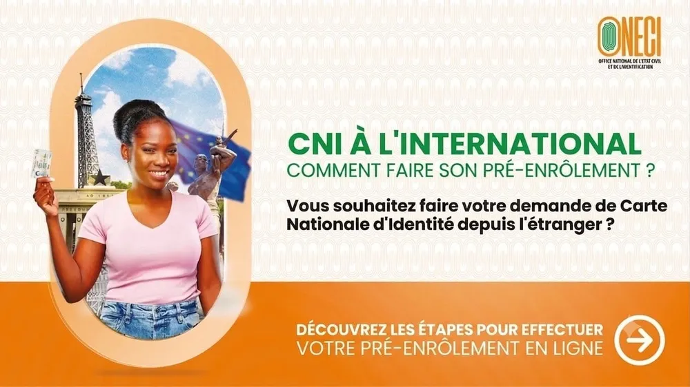 CNI : les Ivoiriens d'Espagne peuvent postuler depuis Madrid
