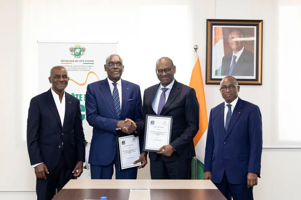 Éducation en Côte d'Ivoire : l'État et la Fondation NSIA signent un accord de trois ans