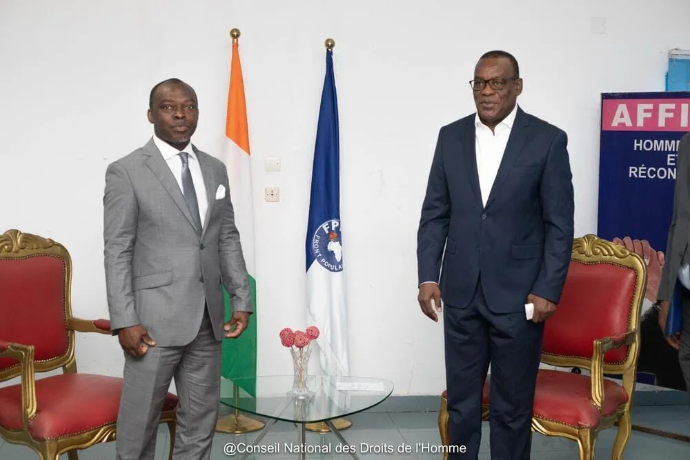Christian Adjelou - Affi N'Guessan : le CNDH entame des consultations avec les partis politiques