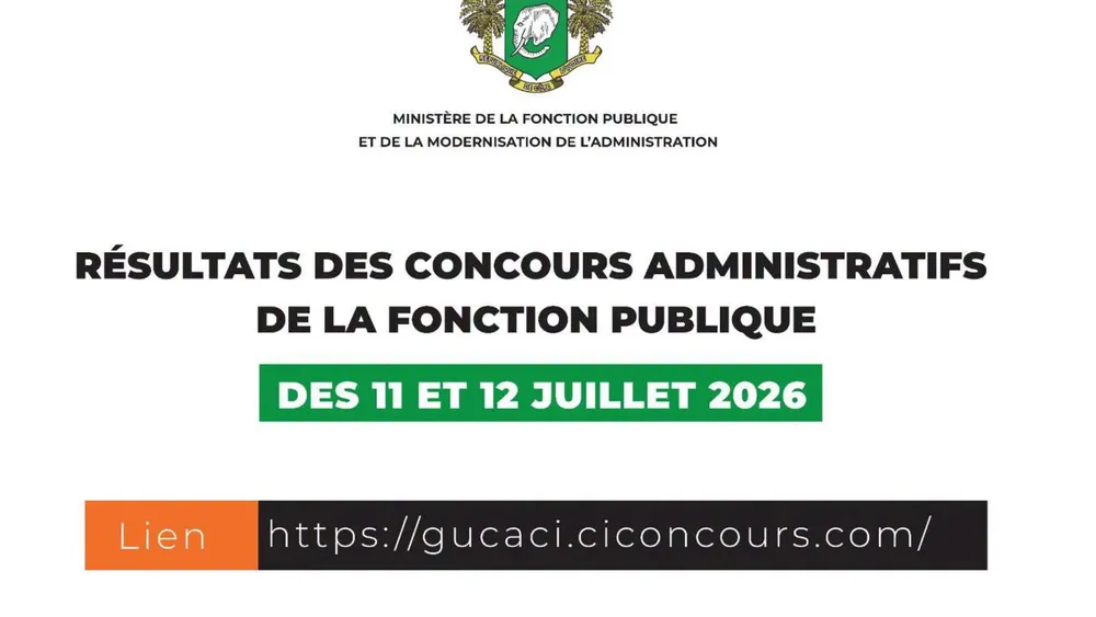 Concours Fonction Publique 2026 : les résultats des compositions du 11 et 12 juillet disponibles