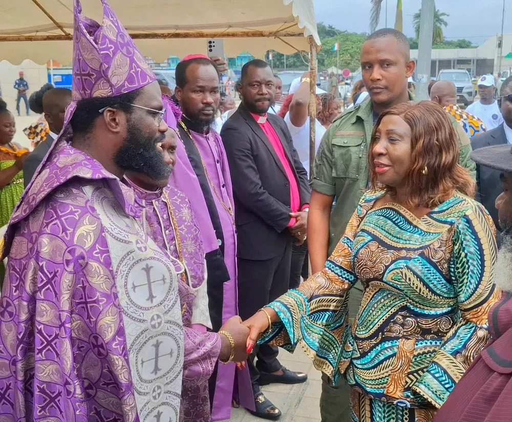 Haut Conseil des Églises d'Abobo : Kandia Camara présente à l'investiture du Bishop Lougah