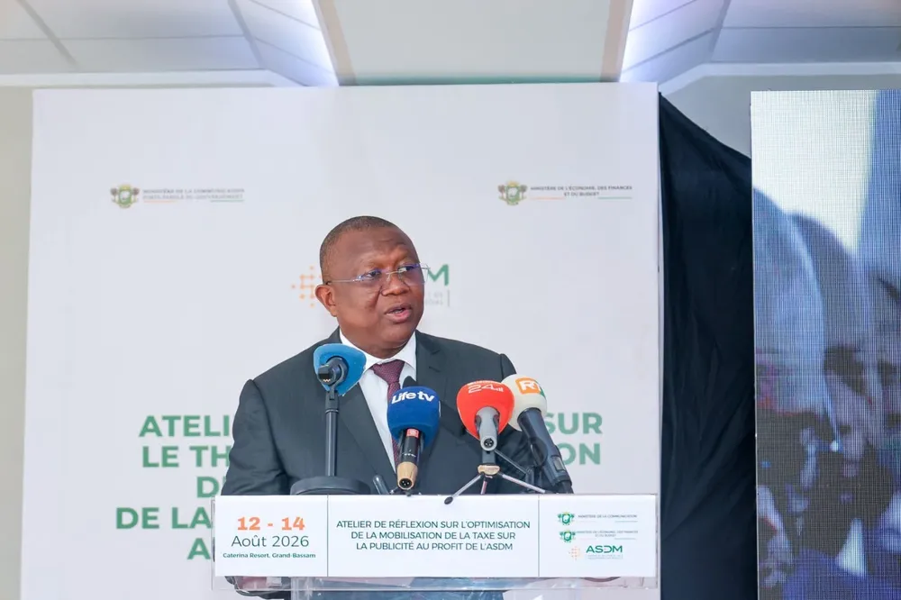 Taxe publicité en Côte d'Ivoire : Amadou Coulibaly lance les travaux à Bassam