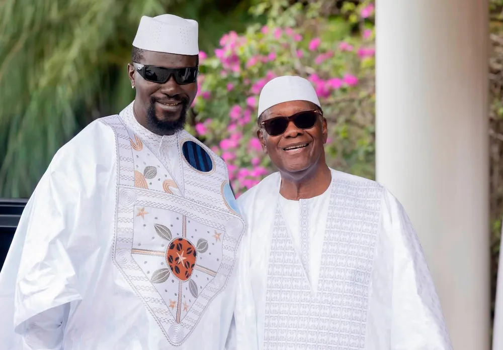 Ouattara et Doumbouya clôturent leurs échanges à Abidjan