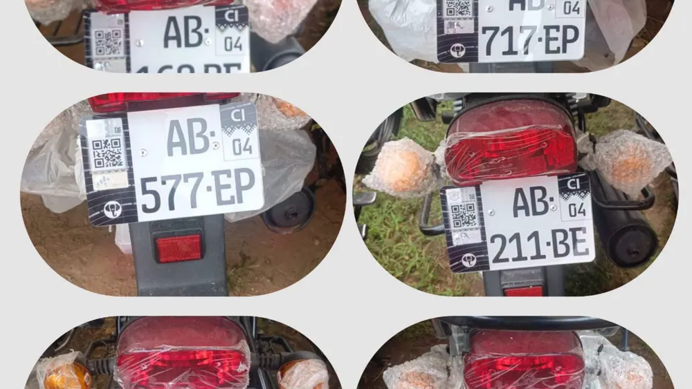 Bouaké : les nouvelles plaques d'immatriculation moto disponibles