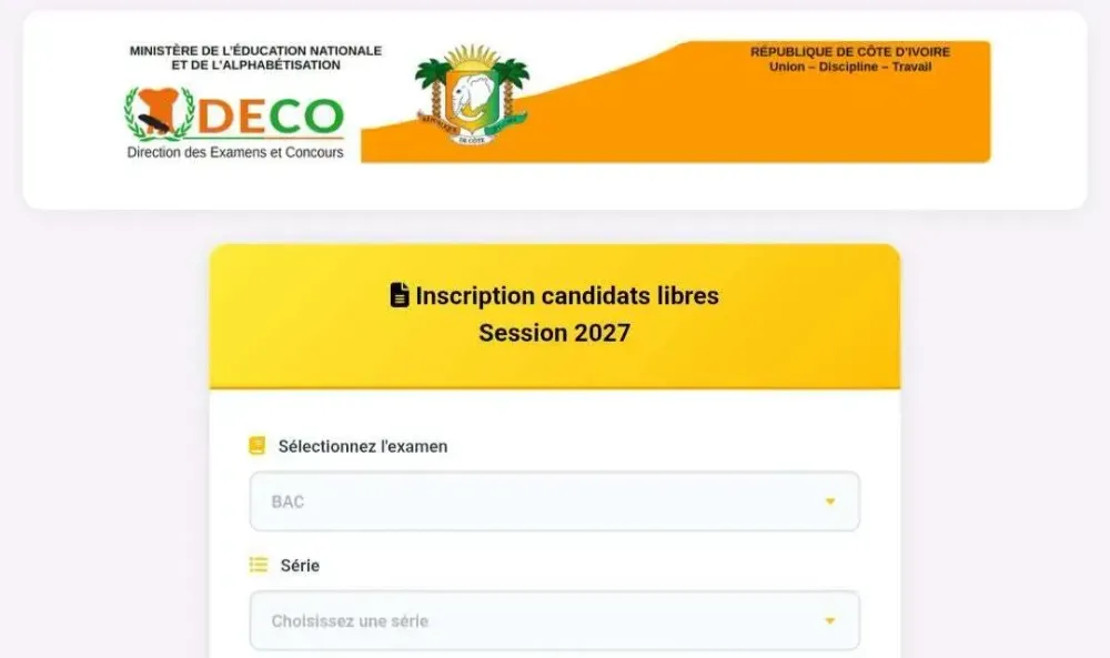 Inscription BAC 2027 candidat libre : la marche à suivre à la DECO