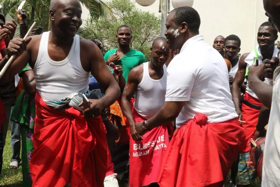 Guillaume Soro à Krindjabo