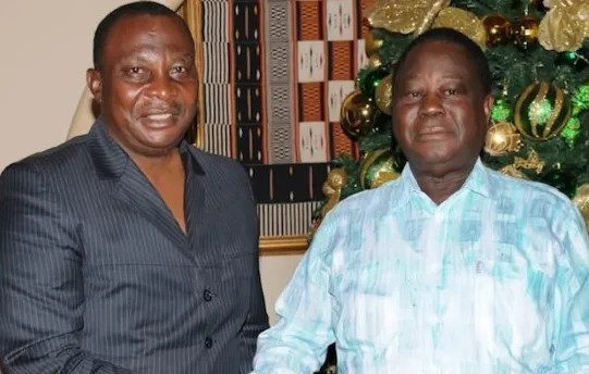 Kobenan Kouassi Adjoumani et Henri Konan Bédié