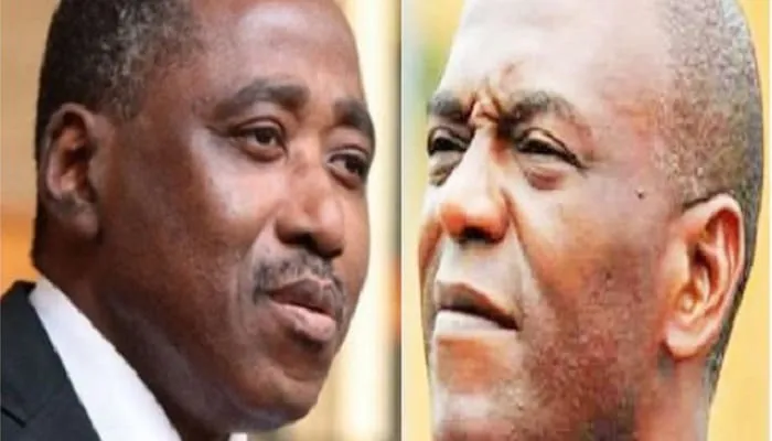Le premier ministre Amadou Gon Coulibaly et Mamadou Koulibaly