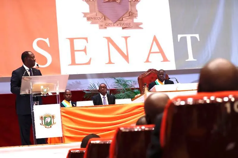 Le sénat ivoirien installé sans le tiers des sénateurs : « les violations des règles démocratiques ne sont pas nouvelles »