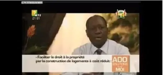 En 2010, Alassane Ouattara a promis construire des logements de 25 000 FCFA par mois, payable sur 25 ans
