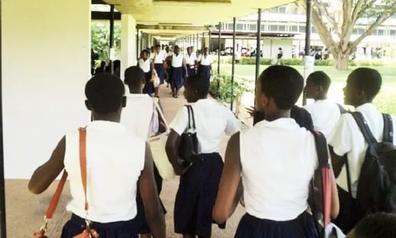 Des élèves du Lycée sainte Marie de Cocody