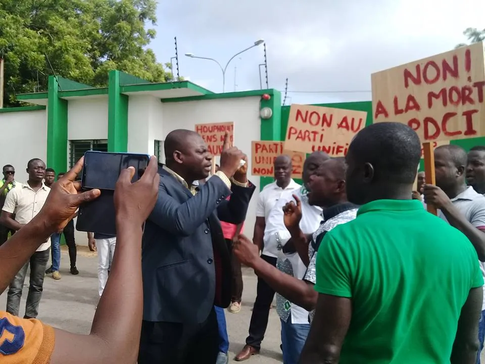 PDCI-RDA : un proche de Fabrice Sawegnon perturbe une réunion de Guikahué, la JPDCI condamne