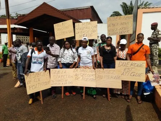 Après Hambak à Abobo, Toungara tente d’imposer un candidat à Duékoué : Un sit-in contre lui à la Rue Lepic