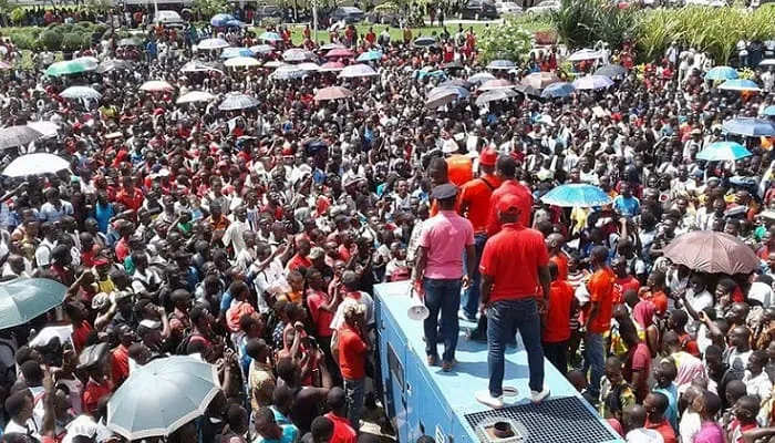 Meeting de la Fesci ce mardi 26 juin 2018 à l'université Félix Houphouët-Boigny de Cocody