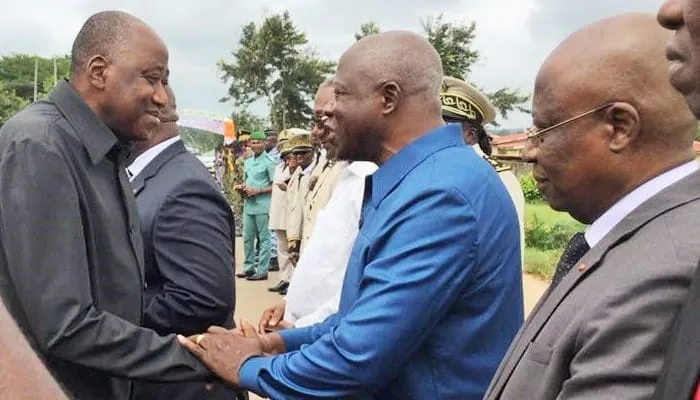 Amadou Gon Coulibaly et Bertin Kadet