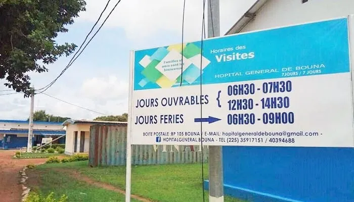 L'hôpital général de Bouna est en ruine