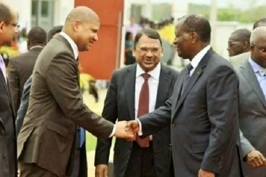 Jean-Louis Billon et Alassane Ouattara