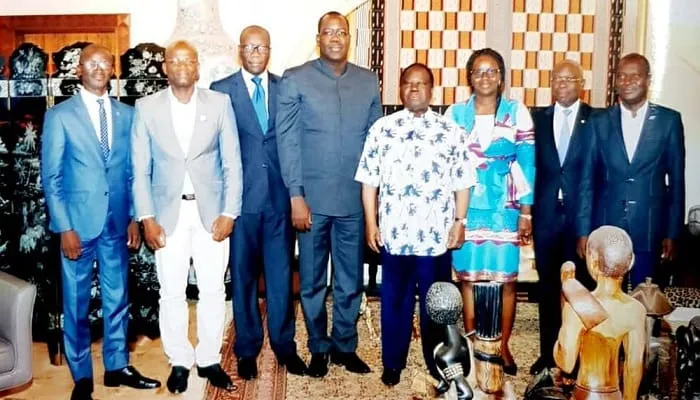 Me Brahima Soro, président de l'UPCI a été reçu par Henri Konan Bédié, le jeudi 5 juillet 2018 à Daoukro