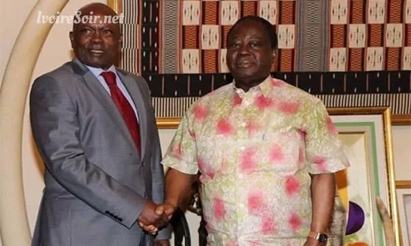 rencontre Innocent Anaky Kobenan et Henri Konan Bédié, le 25 juillet 2018 à Daoukro