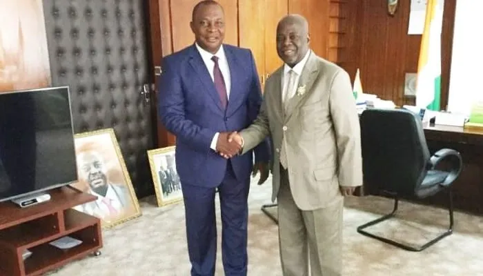 Kobenan Kouassi Adjoumani et Séraphin Boni