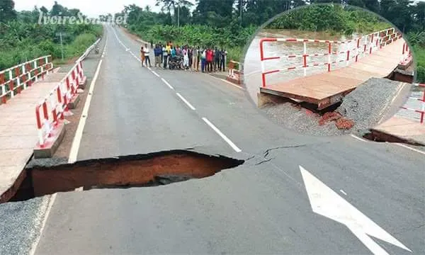 Axe Akoupé Kotobi Bongouanou : 27.3 milliards sous les eaux, 2 mois après l’ouverture