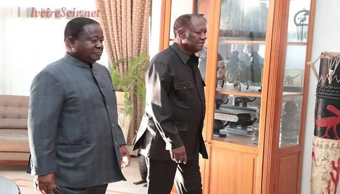Henri Konan Bédié et Alassane Ouattara se sont rencontrés ce mercredi 8 août 2018