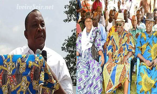 Ouragahio : Adjoumani investit le président des jeunes en présence du chef de Mama