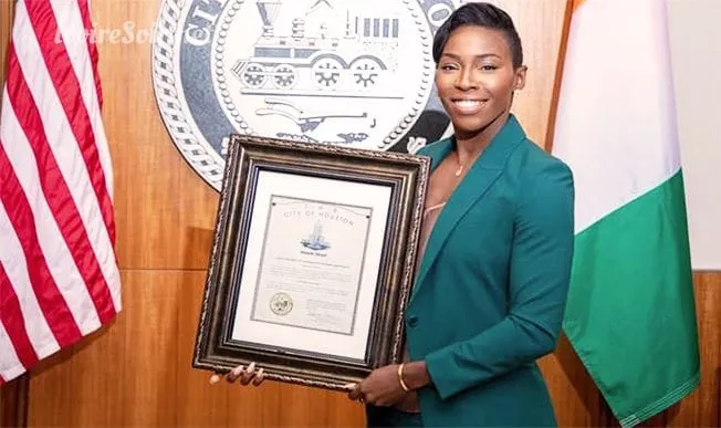 Murielle Ahouré : Voici pourquoi la ville de Houston fait d’elle, 1ère Ivoirienne citoyenne d’honneur